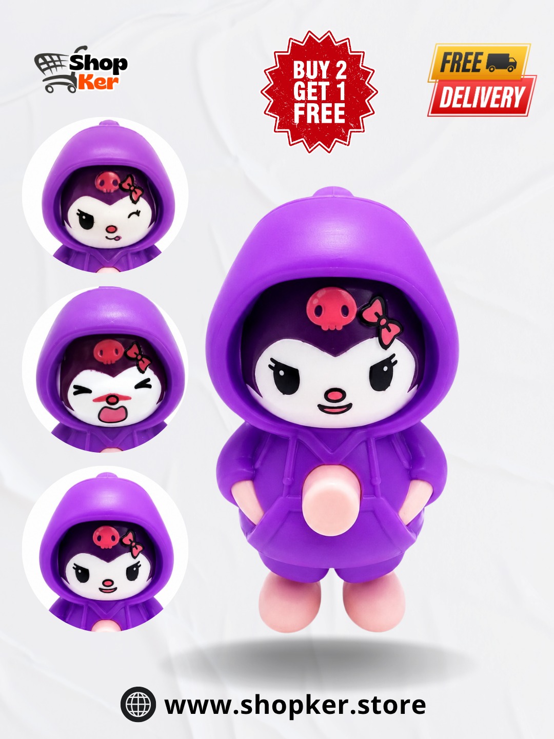 𝗖𝘂𝘁𝗲 𝗛𝗼𝗼𝗱𝗶𝗲 𝗠𝗼𝗼𝗱 𝗧𝗼𝘆 💜✨ | 𝗘𝘅𝗽𝗿𝗲𝘀𝘀 𝗘𝘃𝗲𝗿𝘆 𝗘𝗺𝗼𝘁𝗶𝗼𝗻!