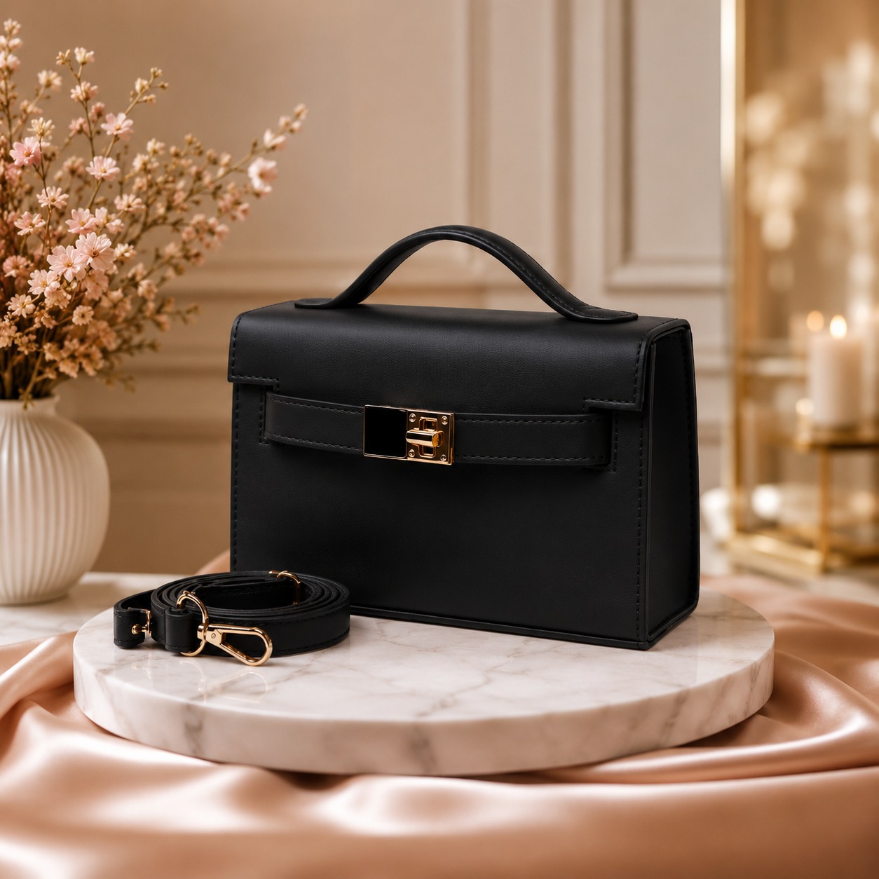Arlet Luxe Top Handle Bag